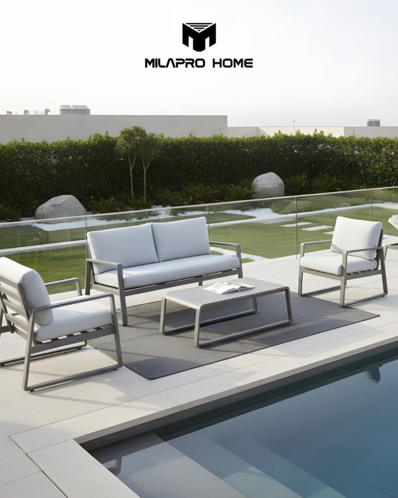 Cómo elegir muebles de exterior para una terraza activa