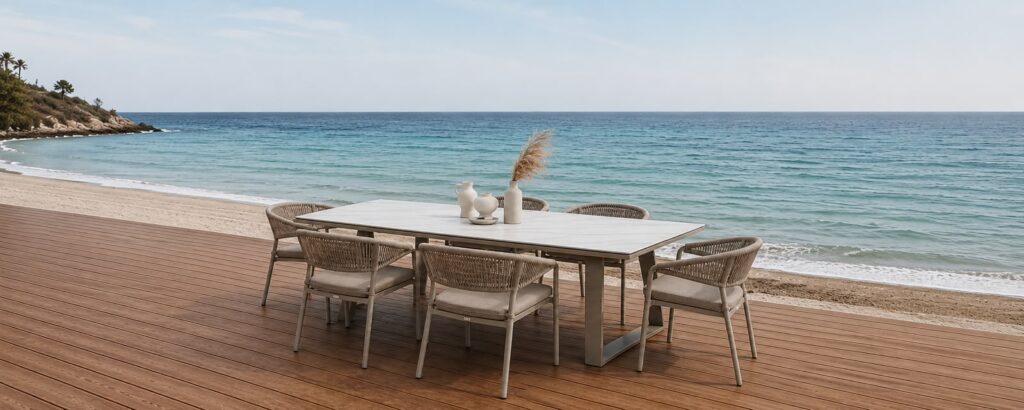 Sala exterior con muebles Milapro Home
